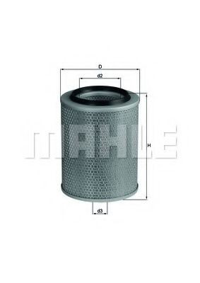 Filtr powietrza Mahle Original LX92 cena, od 32,29 USD